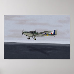 Poster Fairey Fulmar Fighter 1940