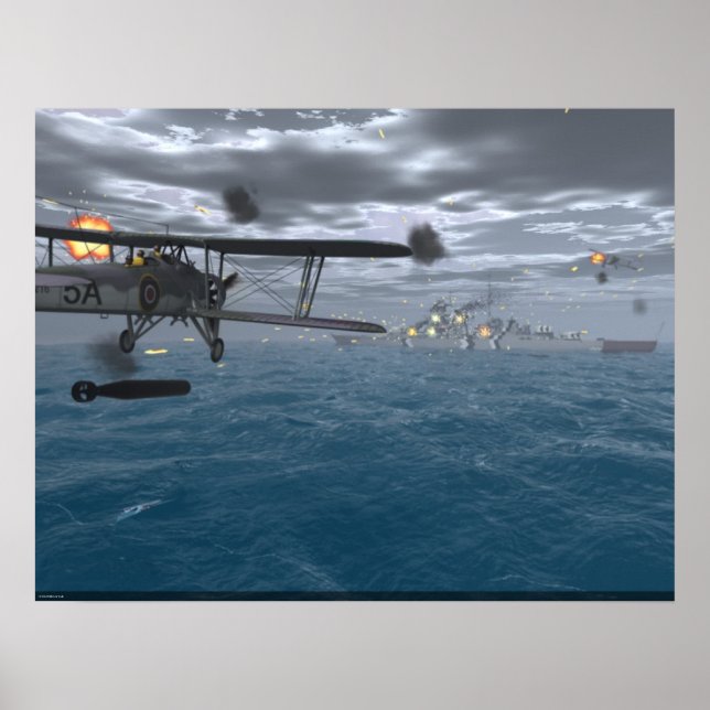 Poster Fairey Swordfish - Sink the Bismarck (Devant)