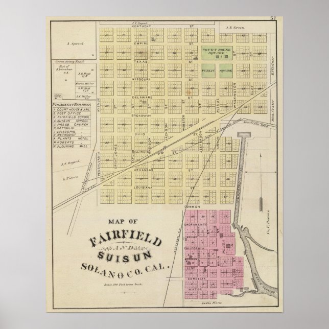 Poster Fairfield, Suisun (Devant)