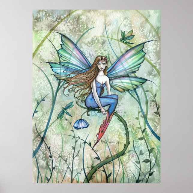 Poster Fairy de Garden Imprimer par Molly Harrison (Devant)