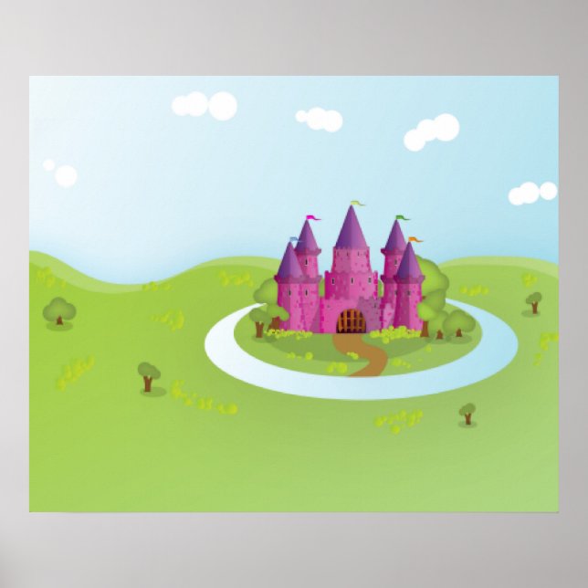Poster FairyTail Castle Pixelated Edition (Devant)