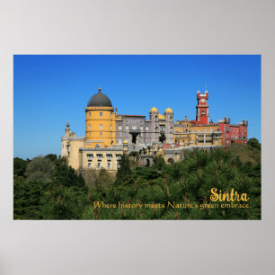 Poster Fairytale Sintra Palace photo, Portugal