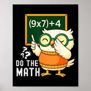 Poster Fais Le Calcul 67 Mème Drôle Six Sept Professeur É