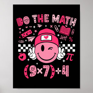 Poster Fais Le Calcul Six Sept 76 Mème Saint-Valentin Mat