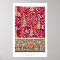 Faisan renard Art nouveau Foxglove verneuil