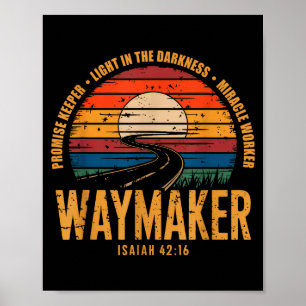 Poster Faiseur de chemin Gardien de promesse Ouvrier de m