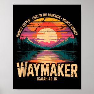 Poster Faiseur de chemin Gardien de promesse Ouvrier de m