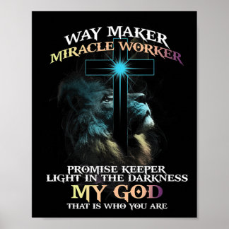 Poster Faiseur de voie Ouvrier de miracle Gardien de prom