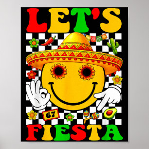 Poster Faisons la fête garçons filles enfants mexicains g