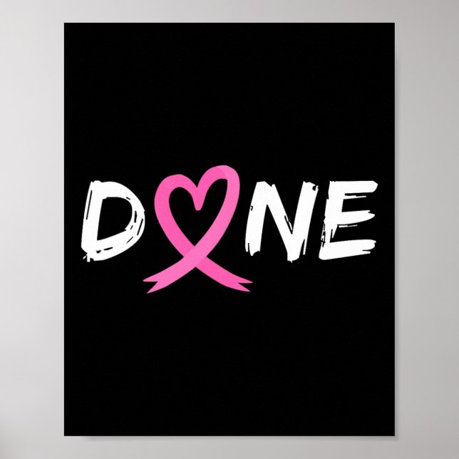 Poster Fait Dernière Journée De Radiation Chemo Cancer Du (Devant)
