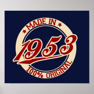 Poster Fait En 1953