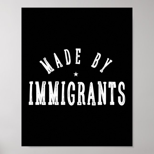 Poster Fait Par Les Immigrants (Devant)