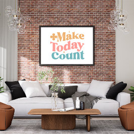 Poster Faites compter aujourd'hui les devis d'inspiration