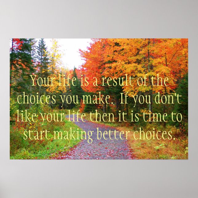 Poster Faites de meilleurs choix (Devant)