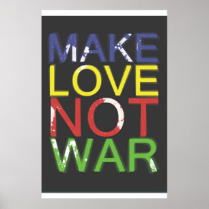 Poster Faites la guerre d'amour pas