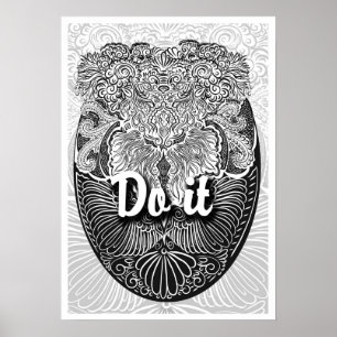 Poster Faites-le - Citations positives