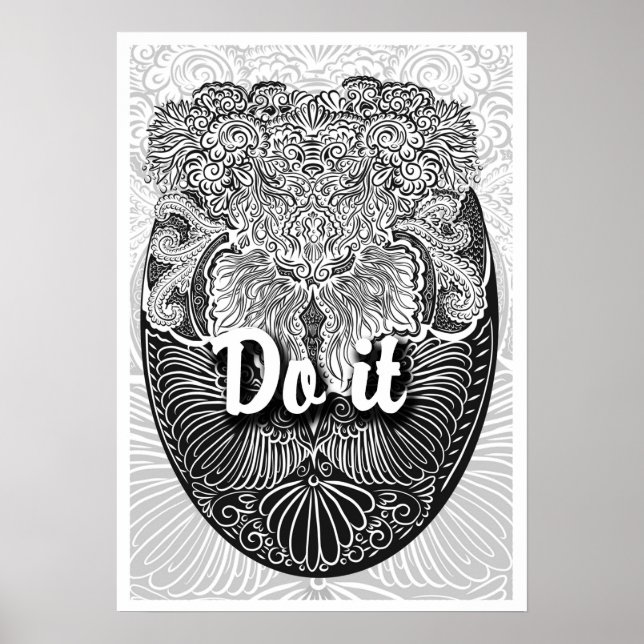 Poster Faites-le - Citations positives (Devant)
