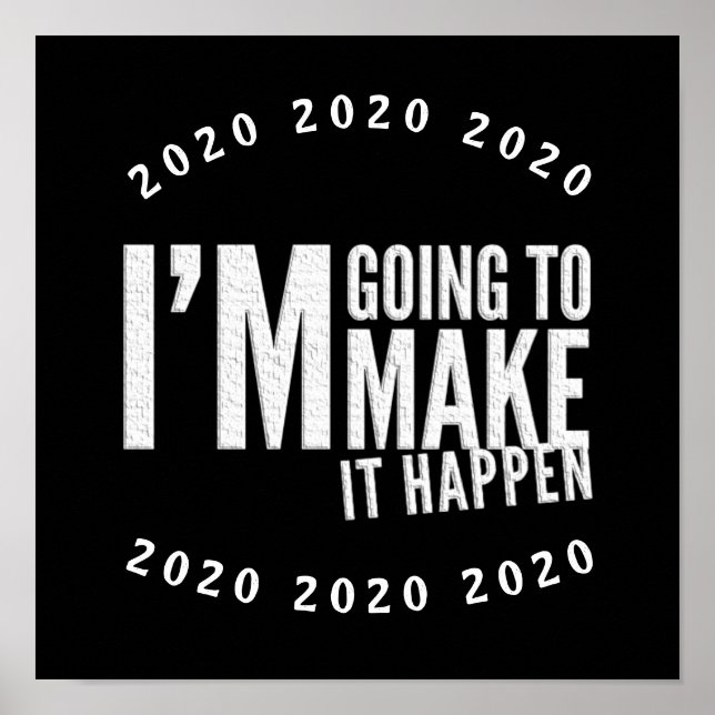 Poster Faites-le passer Citation Motivation Inspiration (Devant)