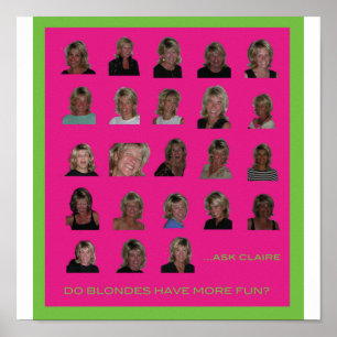Poster Faites les blondes ont plus d'amusement
