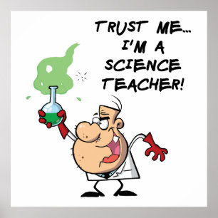 Poster Faites-moi confiance... Je suis professeur de scie
