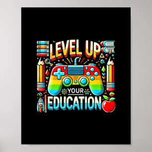 Poster Faites Progresser Votre Éducation Enseignant Inspi