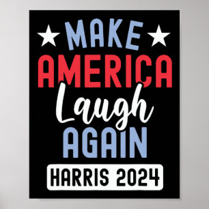 Poster Faites rire l'Amérique à nouveau Président 2024 Ka