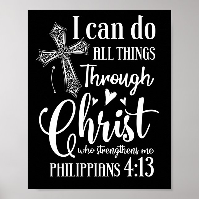 Poster Faites Toutes Les Choses Par Le Christ Qui M'A Ren (Devant)