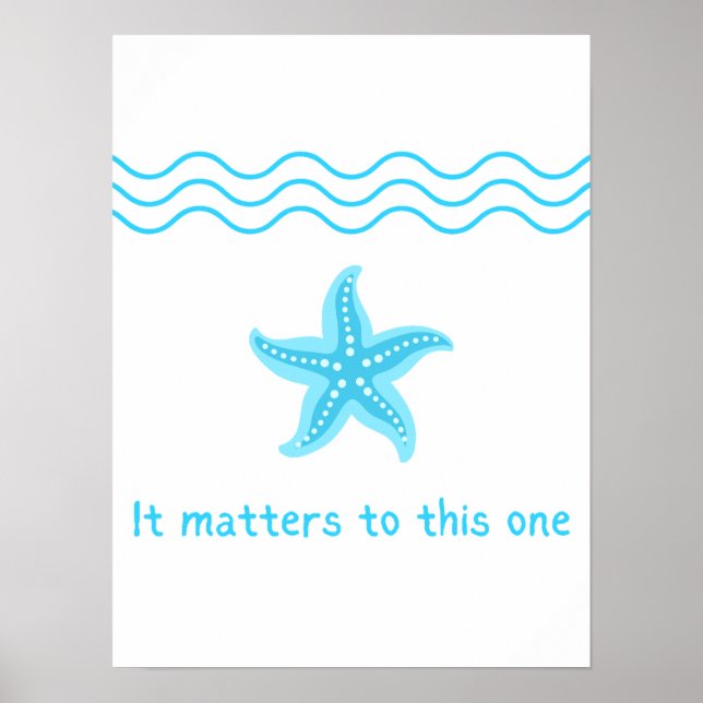 Poster Faites Une Différence, Histoire De Starfish. (Devant)