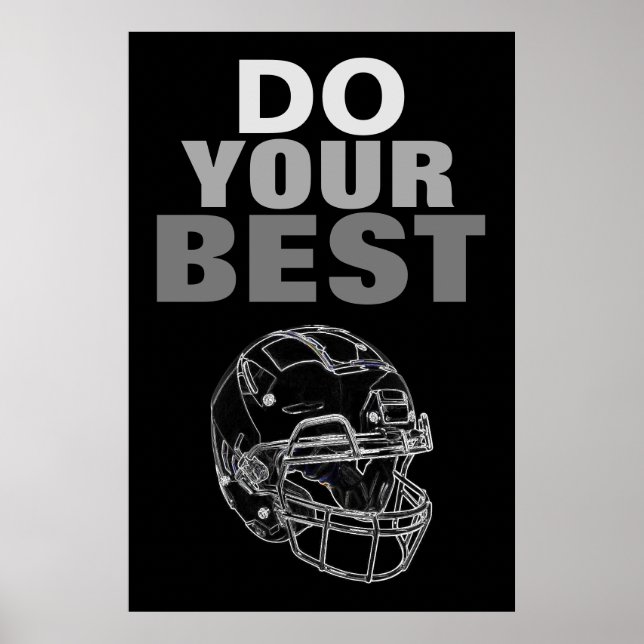 Poster Faites votre meilleur exemple de football (Devant)