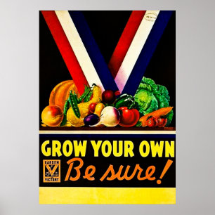 Poster Faites-Vous Augmenter - Soyez Sûr ! Seconde Guerre