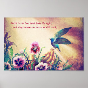 Poster Faith Bird