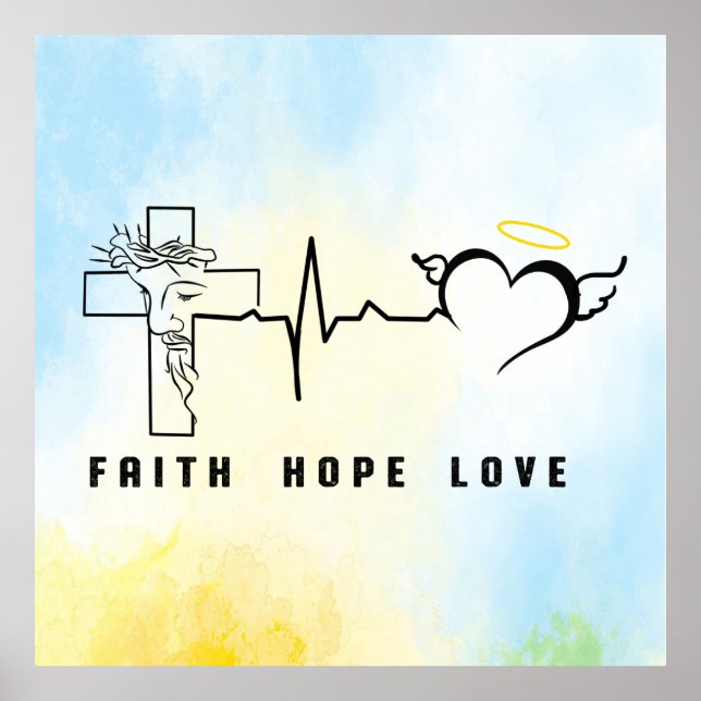 Poster Faith Hope Love (Devant)