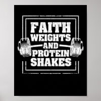 Faith Weights Et Protein Shakes Drôle Fitness