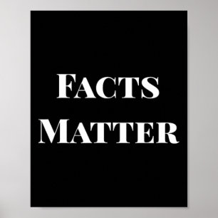 Poster Faits Problème La Vérité Politique Résiste À La Ch