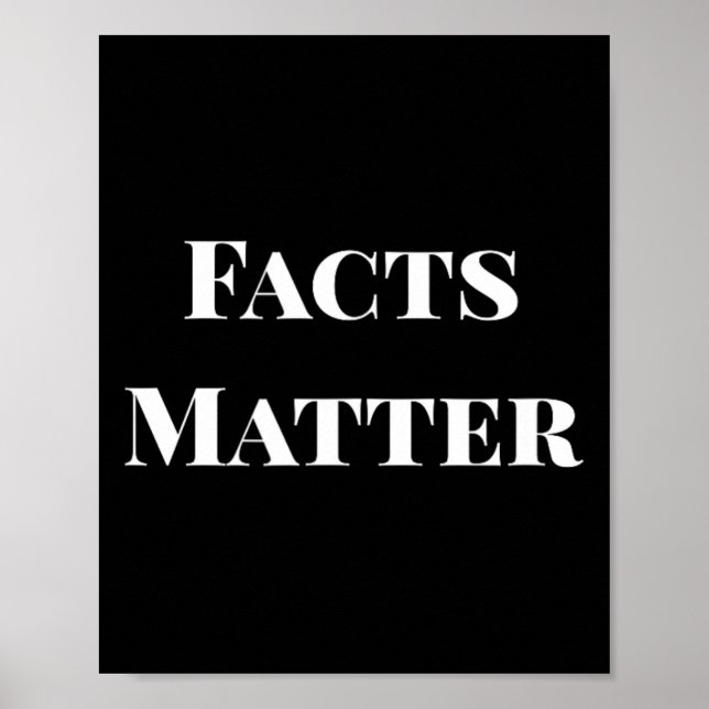 Poster Faits Problème La Vérité Politique Résiste À La Ch (Devant)