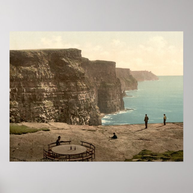 Poster Falaises à Moher, County Clare Archive imprimer (Devant)