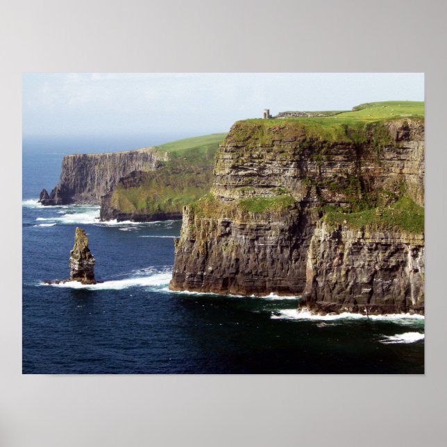 Poster Falaises de Moher Irlande (Devant)