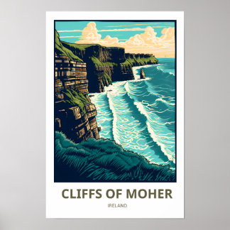 Poster Falaises de Moher Irlande Imprimer