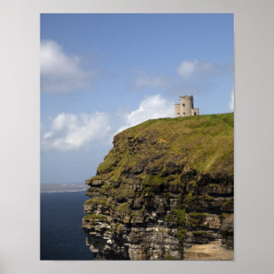 Poster Falaises panoramiques de Moher et tour d'O'Brien.