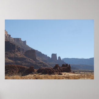 Poster Falaises rouges