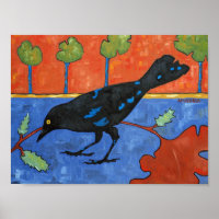 Poster Fall Crow