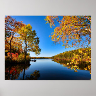 Poster Fall Lake