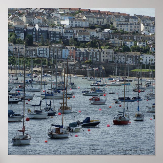 Poster Falmouth Par OllyArt Photographie (Devant)