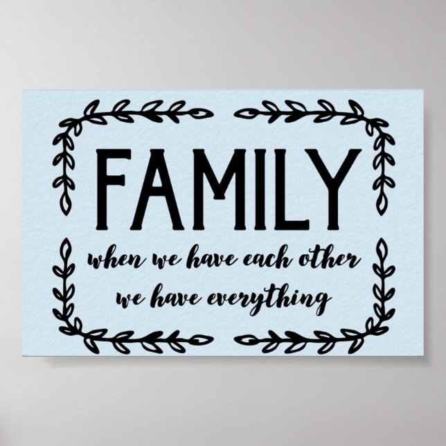 Poster Famille (Devant)