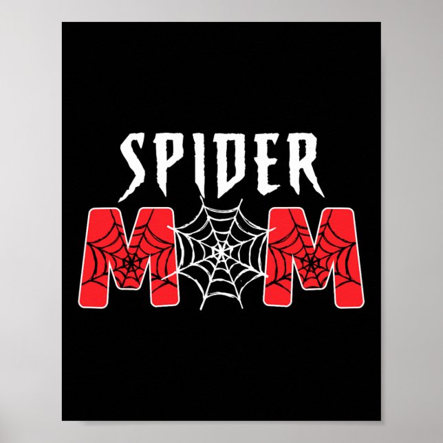 Poster Famille Araignée Maman Araignée Papa Correspond An (Devant)