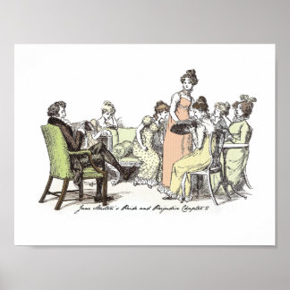 Poster Famille Bennet - Jane Austen Fierté & Préjugés