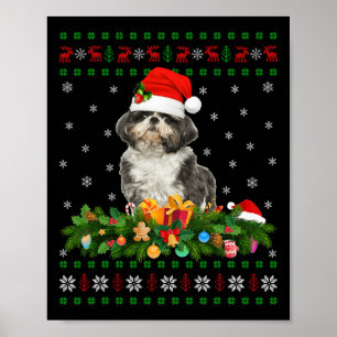 Poster Famille Correspondant Noël Éclairage laide Chih Tz