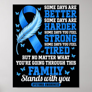 Poster Famille de soutien à la sensibilisation à la dysto