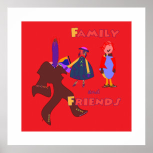 Poster Famille et Amis