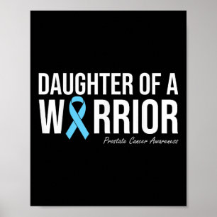 Poster Famille Prostate Cancer Sensibilisation Léger Bleu